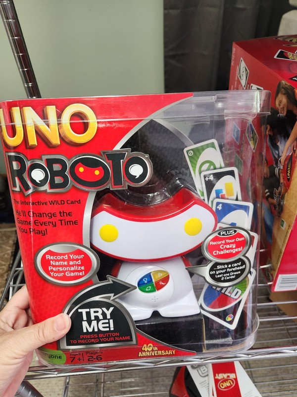 Uno Roboto Game Interactive Mattel NEW IN BOX 