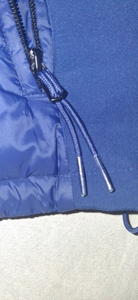 Michael Kors Mens  Blue MMK20661 Full Zip Hooded Pop Puffer Jacket XL - Image 4 of 4