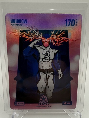 2025 Bo Jackson Battle Arena Update Unibrow `Anthony Davis` Bubble Gum #BGBF-27