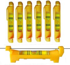 7 pcs Hanging Bubble Line Level for Building Trades, Engineering, Surveying, Me