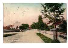 Yorkshire. Croft Village. Published by Brittain & Wright. Posted in 1905.