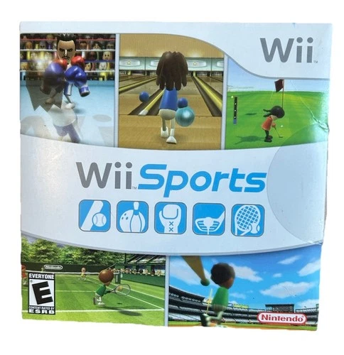 Wii Sports (Nintendo Wii, 2009) CIB With Manual And Slip Cover Tested