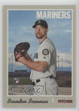 2019 Topps Heritage High Number Flip Stock Brandon Brennan #672 a8r