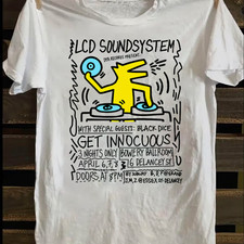 LCD Soundsystem band Cotton WHite Shirt Unisex Concert All Sizes TR608 LCD Soundsystem band Cotton WHite Shirt Unisex Concert All Sizes TR608