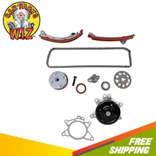 Engine Timing Chain Kit with Water Pump Fits 98-08 Pontiac Celica Corolla 1.8L