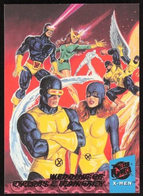 1994 Ultra X-Men Wedding of Cyclops & Jean Grey Card #124