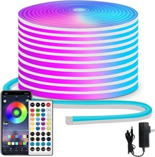 50ft RGB LED neon Rope Lights Strip (Red, Green, Blue) 