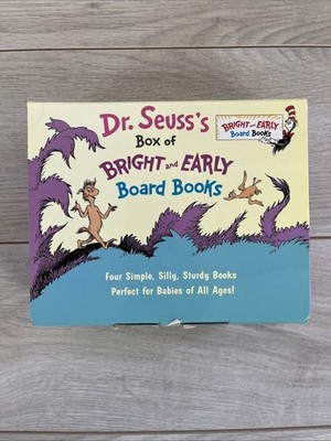 Dr. Seuss's Box of Bright and Early Board Books Set Random House C2