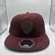 AS Roma Burgundy Fitted Hat