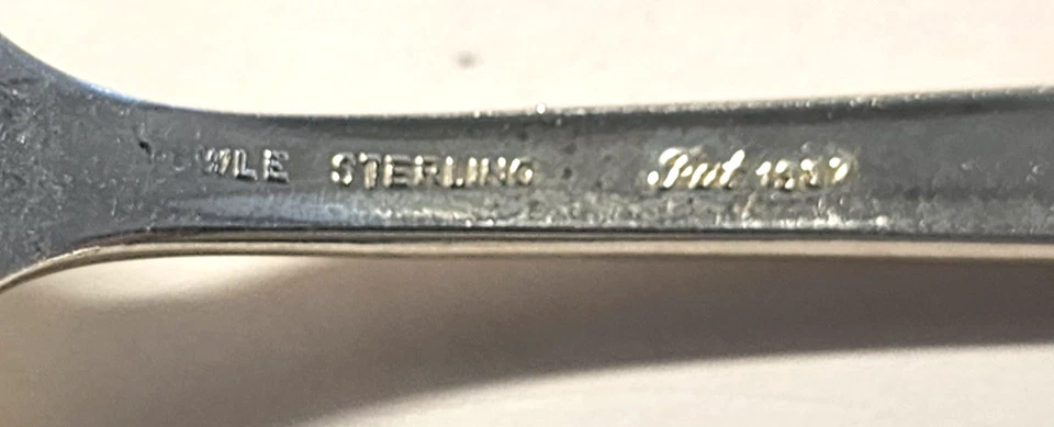 Tenedor de cena TOWLE RAMBLER ROSA PLATA ESTERLINA Foto 3 de 4