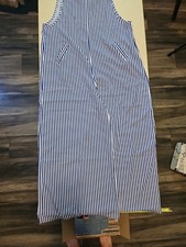 Women's NWOT Shein Spaghetti Strap Summer Dress, Wide-leg, Pockets, Striped, XL