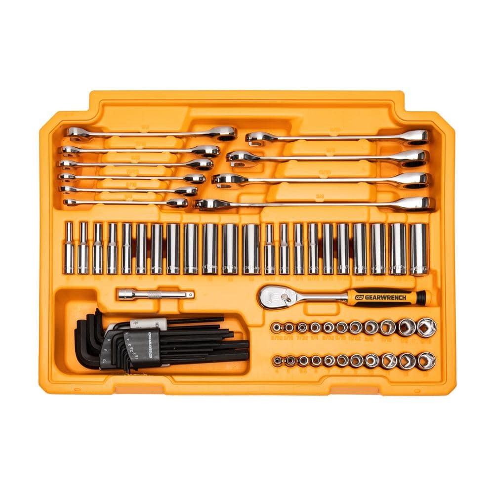 GearWrench 80949 232 Pieces Mechanics Tool Set in 3 Drawer
