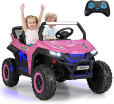 2 Seater Ride on Car for Kids, 12V UTV Kids' Electric Vehicles with Remote Contr