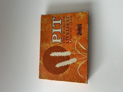 VINTAGE 1964 Pit Card Game COMPLETE Parker Brothers Commodities Trading in Box!