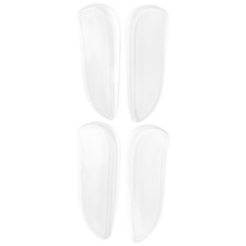 2 Pairs Medial  Lateral Heel Wedge Silicone Insoles - Corrective Adhesive8437