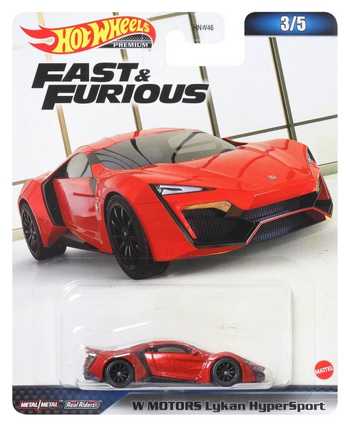 W Motors Lykan Hypersport Fast & Furious 2023 In 1:64 Hot Wheels HNW49 HNW46-image
