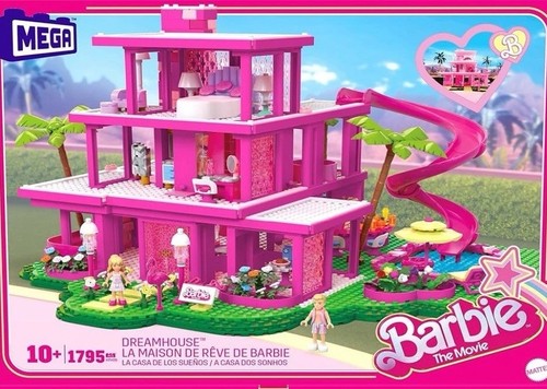 Mega Barbie La Casa dei Sogni Film Replica Blocchi 1795 Pezzi Collezionisti/Adulti Nuovo