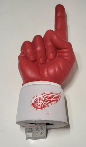 Detroit Red Wings Foam Hand/Fingers - Brandon New | eBay