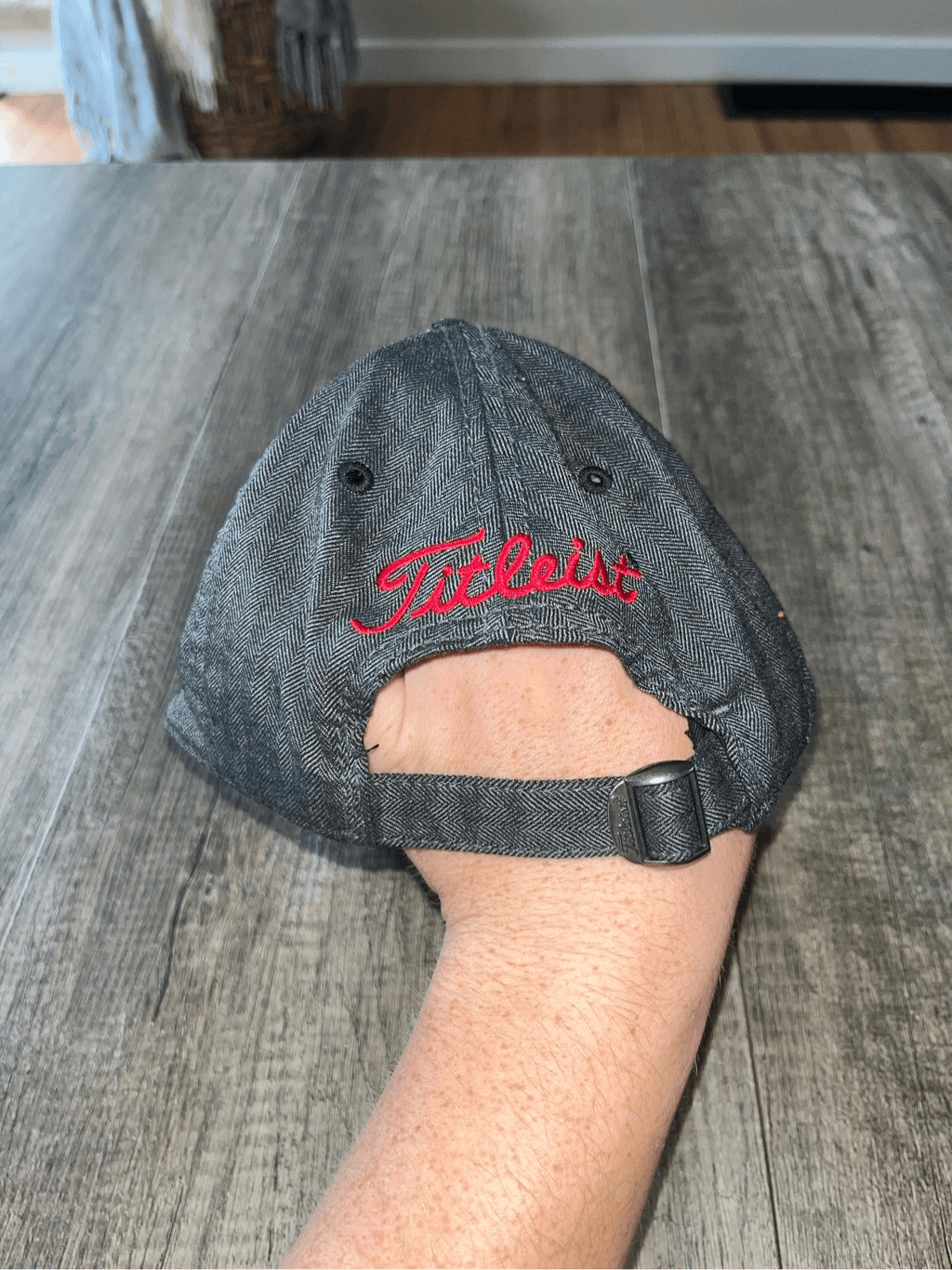 Titleist  Gray pattern Adjustable Golf Hat/Cap Re… - image 3