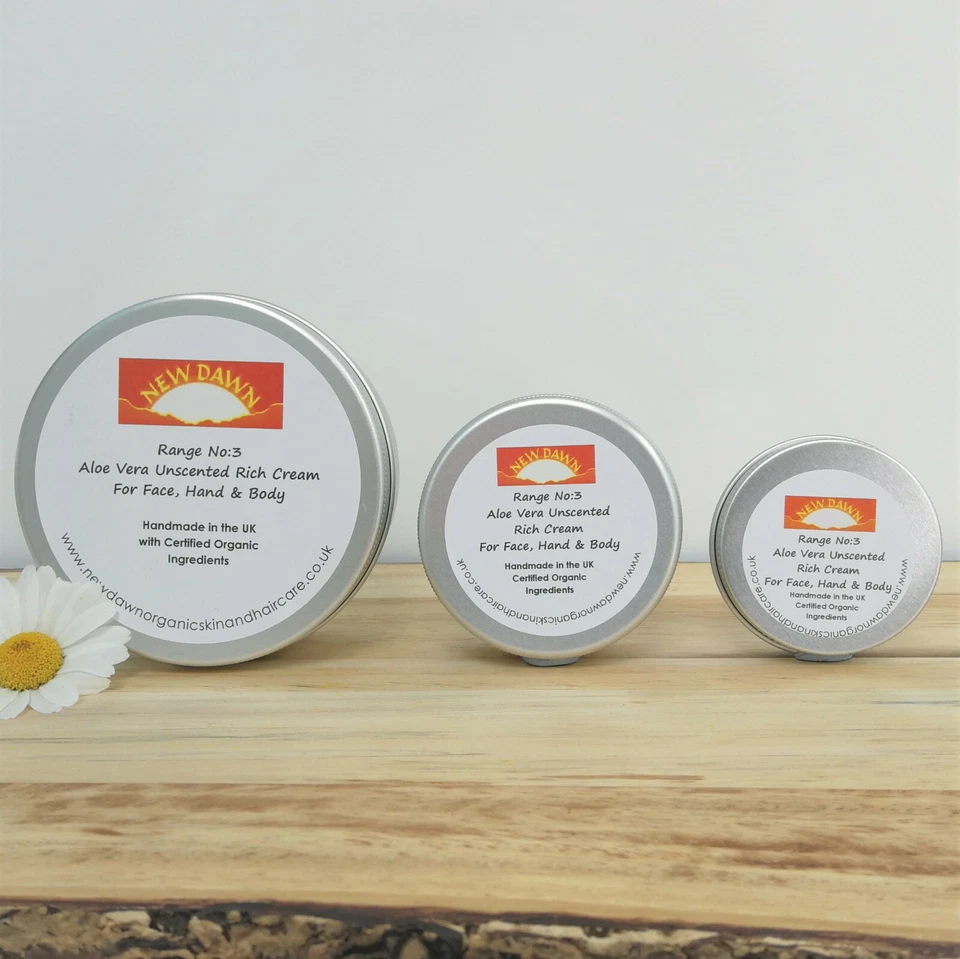 PIEL SECA, RECIÉN NACIDA, BEBÉ, SENSIBLE - Remedio orgánico crema sin aroma de aloe vera