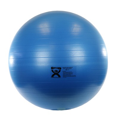  CanDo Inflatable Exercise Ball - ABS Extra Thick - Blue - 34'' (85 cm)
