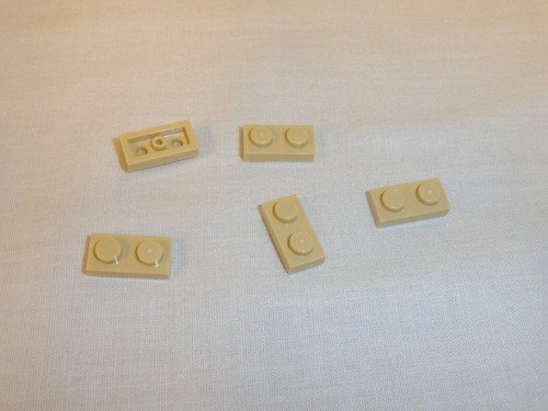 NEW LEGO Tan 1X2 Plates Bulk Lot of 150 Pieces 3023 Sand - Picture 2 of 2