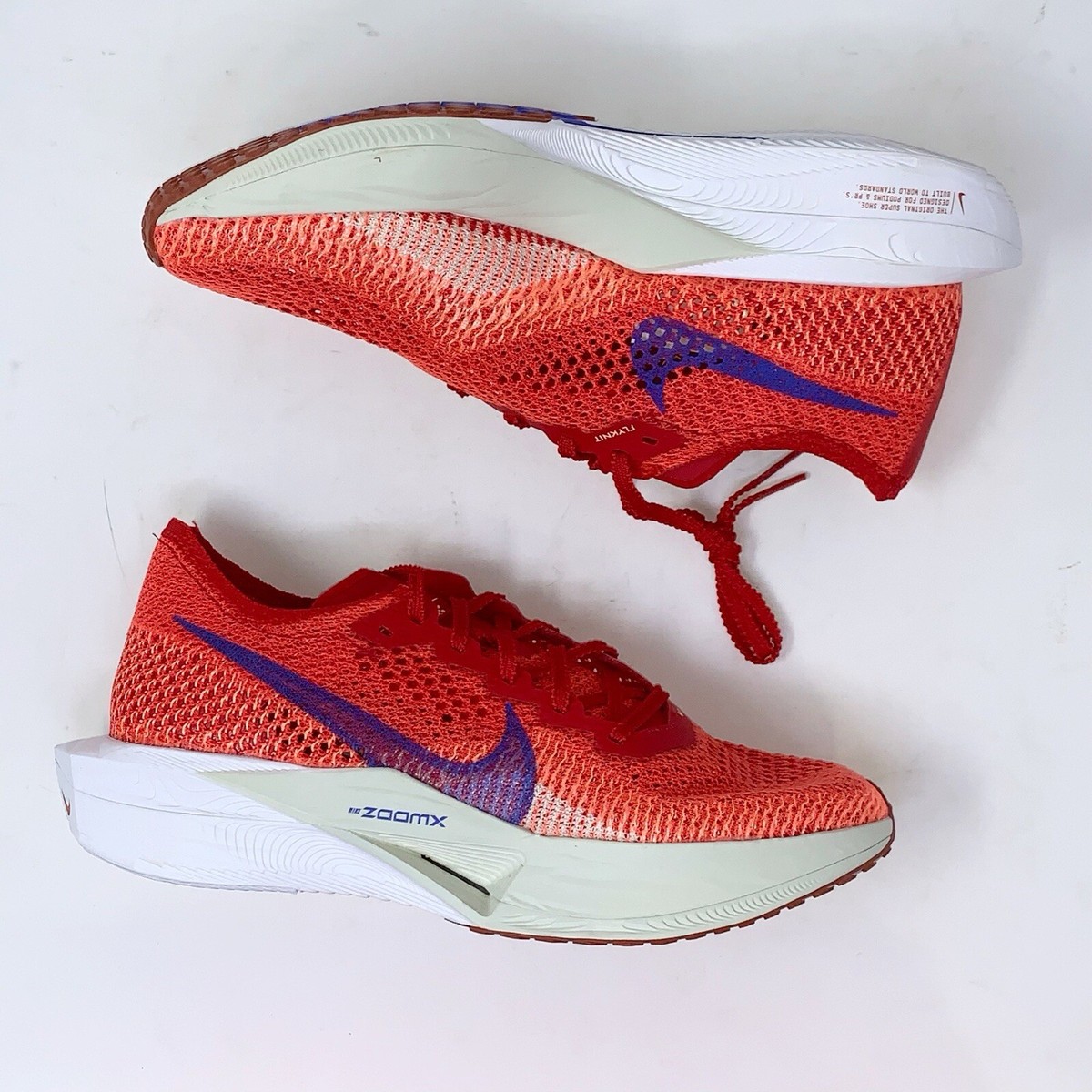 Nike ZoomX Vaporfly NEXT% 3 Red Sneakers, Size 11.5 BNIB