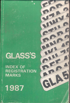 Glas's Kennzeichenverzeichnis 1978-1987