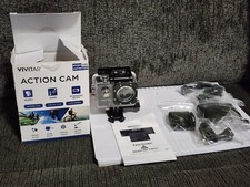 Vivitar DVR781HD High Definition Action Cam Waterproof w/ Mounts Accessories
