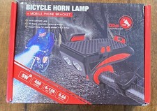 Bicycle Horn Lamp Plus Mobile Phone Bracket