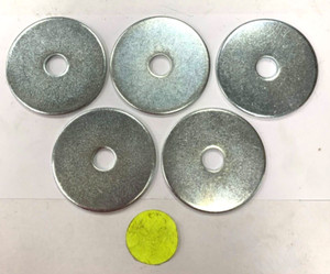 EXTRA HEAVY STEEL FENDER WASHER 1/2X2-1/2X1/8" 11103747 LOT OF 5