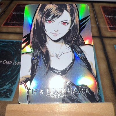 Tifa Lockhart Final Fantasy 7 Holographic Standard Trading Card Sexy Waifu Anime