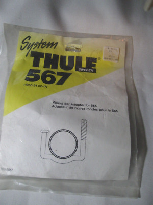 THULE 567 Round Bar Adapter Clips for 566 (Set of 3)