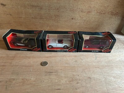 Covingtons Corvette Die Cast Toy 1:36 Corvette Lot 1953 1957 1993 Ltd Ed