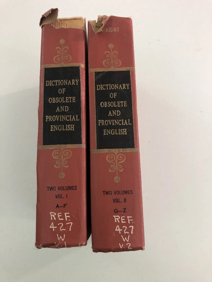 Set of 2 - Dictionary of Obsolete and Provincial English (Hardcover, 1967) - Image 2 of 4