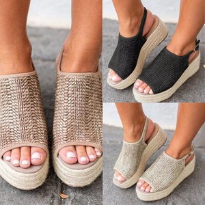 WOMEN-NEW-WOVEN-HIGH-WEDGE-ESPADRILLE-PLATFORM-SUMMER-OPEN-TOE-SANDALS-SHOES-HOT