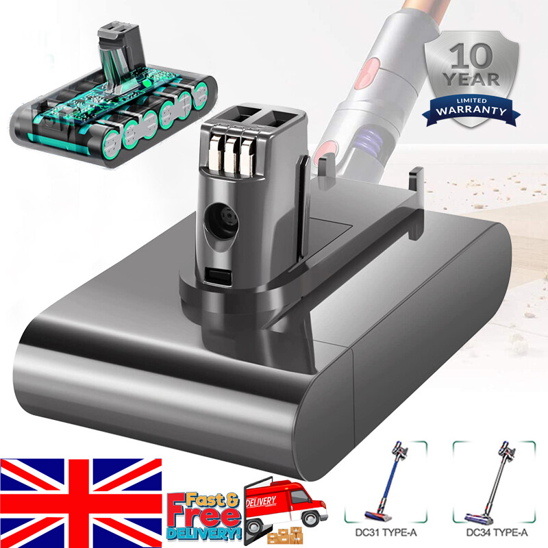 22.2V Replacement Battery For Dyson DC31 Type A DC34 DC35 DC44 DC45