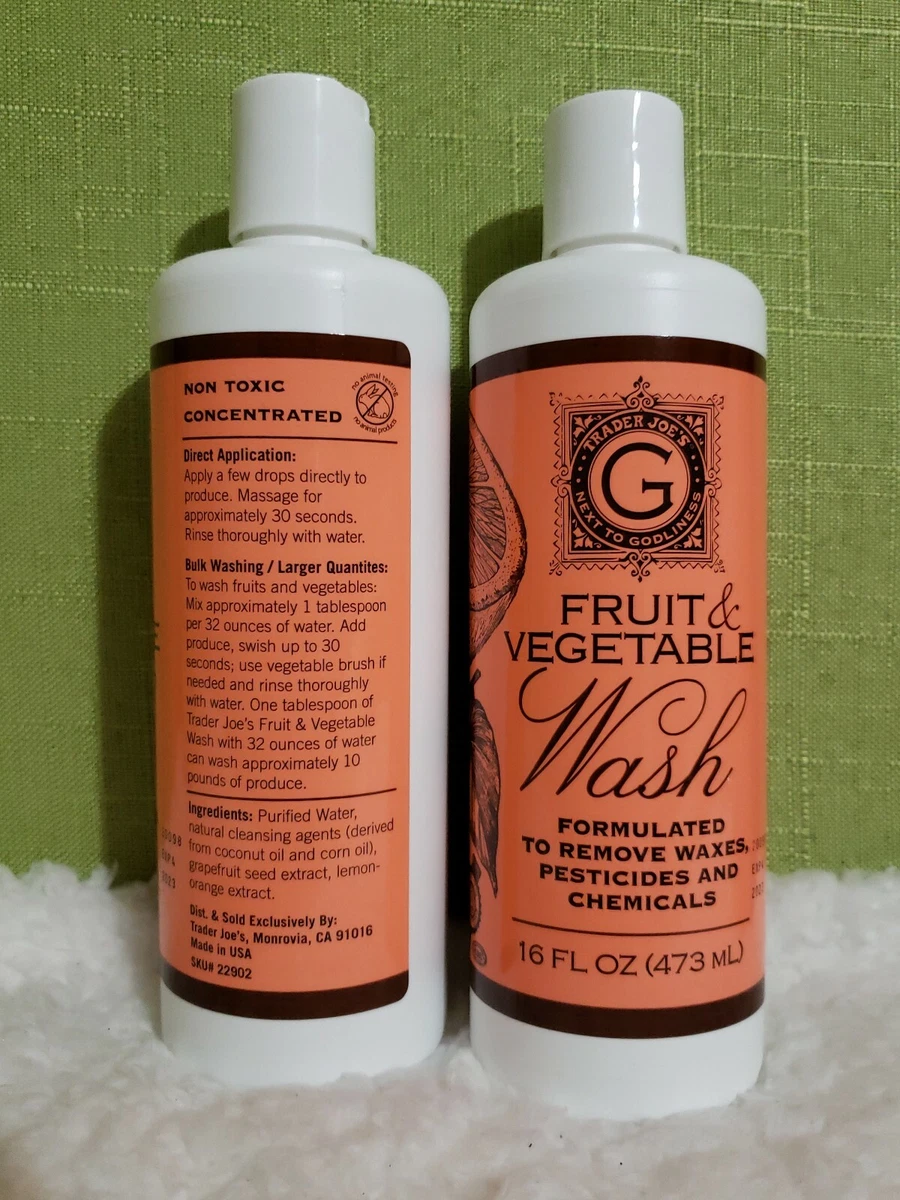 Trader Joe's Fruit And Vegetable Wash Cleans Makeup Brushes