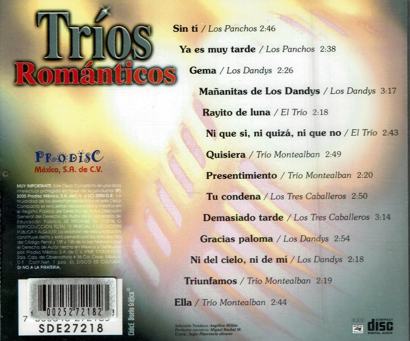 Trios Romanticos Los Panchos Los Dandys y Otros Mas BRAND Trios Romanticos Los Panchos Los Dandys y Otros Mas BRAND