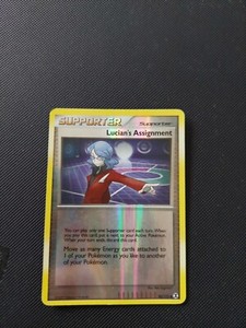 Pokemon Card LUCIANS ASSIGNMENT 92/111 Reverse Holo Rising Rivals