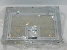 FSR FL-400-PTSLV-C Floor Box Cover No Flange Hinged Door Silver Finish NEW FL400