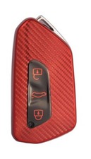 Key Fob Cover for VW GOLF 8, GTE, GTI,  Seat, Skoda, Cupra,  ID.3, ID.4 (RED)