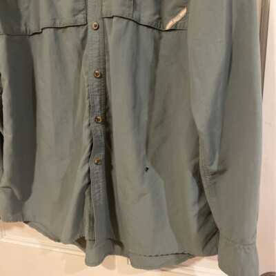 Chemise homme Rei manches courtes boutonnée gris vert