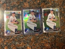 Kolby Allard RC LOT 3x 2016 Bowman Draft Refractor Chrome & Base #BDC162 Braves