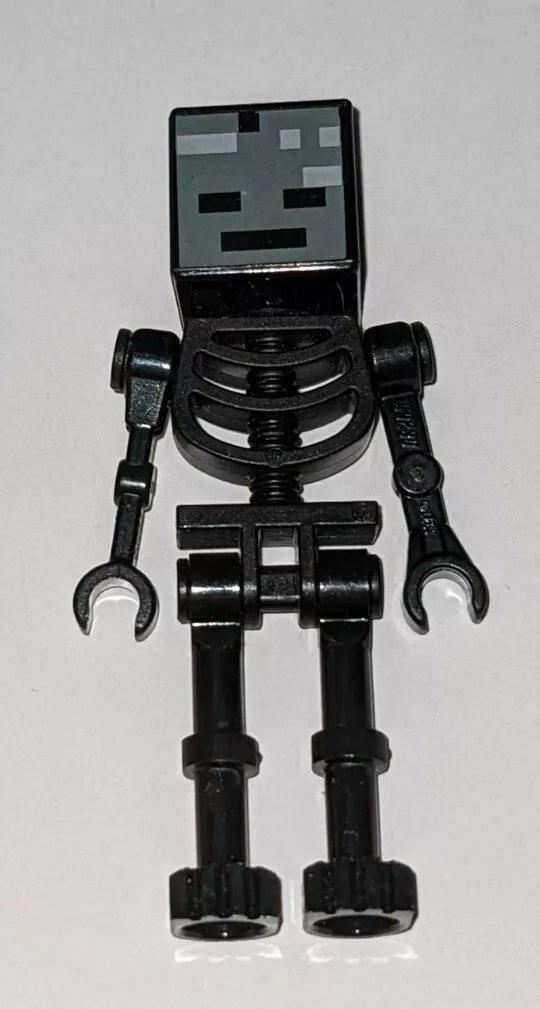 Wither Skeleton LEGO Minecraft Minifigure 21154 21126 21139 21172 Straight  Arms