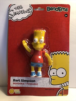 Simpsons BART SIMPSON Bend-Ems Bendable Action Figure 5