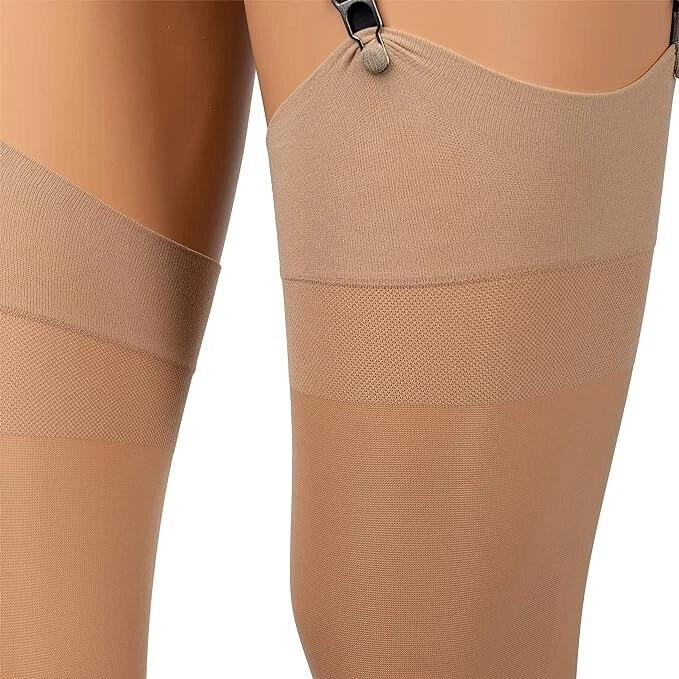 TRASPARENZE Sara Stay-up Medias Transparentes 20 Den Nude Muslo-Altos Talla L(3) Foto 4 de 4