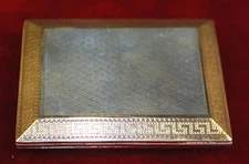 PILLBOX OR MATCH HOLDER. STERLING SILVER. ASPREY CO LTD. LONDON. ENGLAND. 1922.