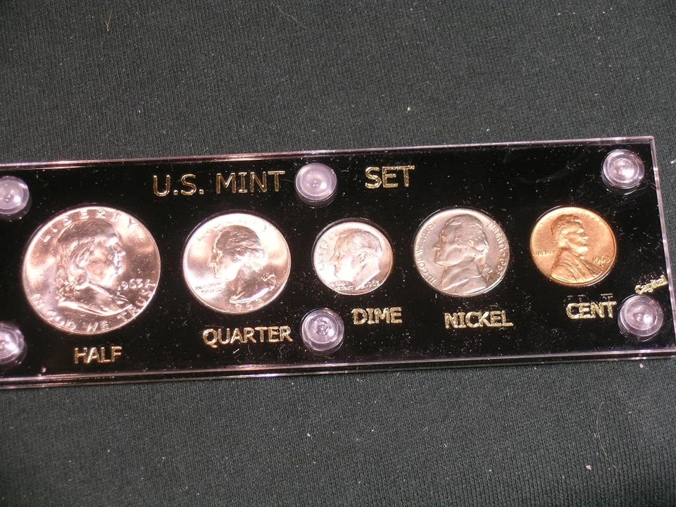 1963-D Brilliant Uncirculated Coin Year Set  - Capital Holder   Denver Mint - Image 2 of 4