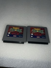 Mario's Tennis Game Cartridge for Virtual Boy + Free Ship